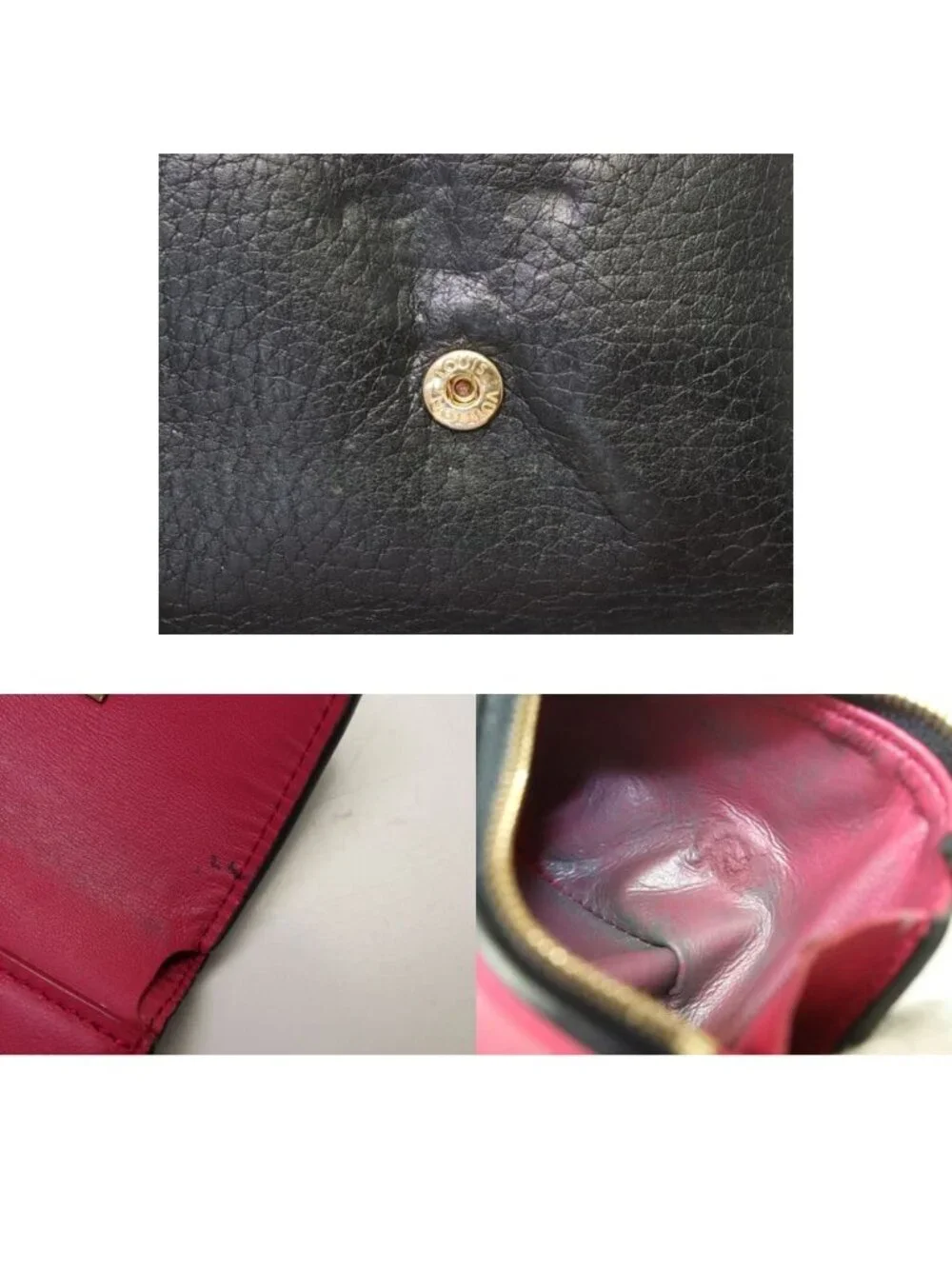 Louis Vuitton Taurillon Leather Portefeuille Capucines XS Compact Wallet